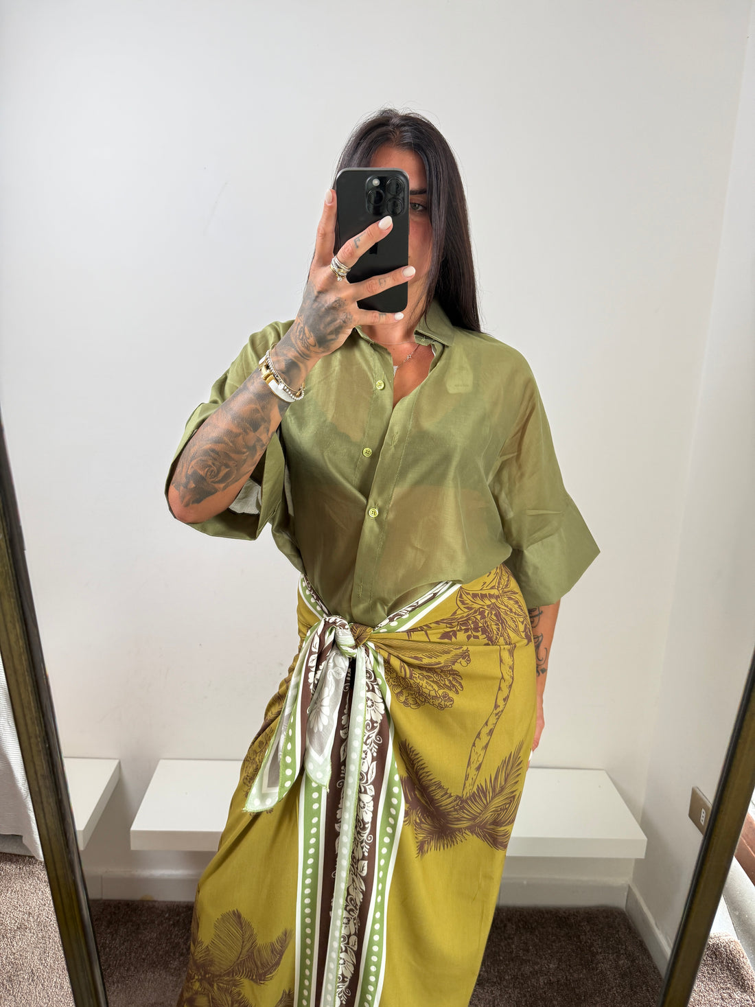 Camicia verde
