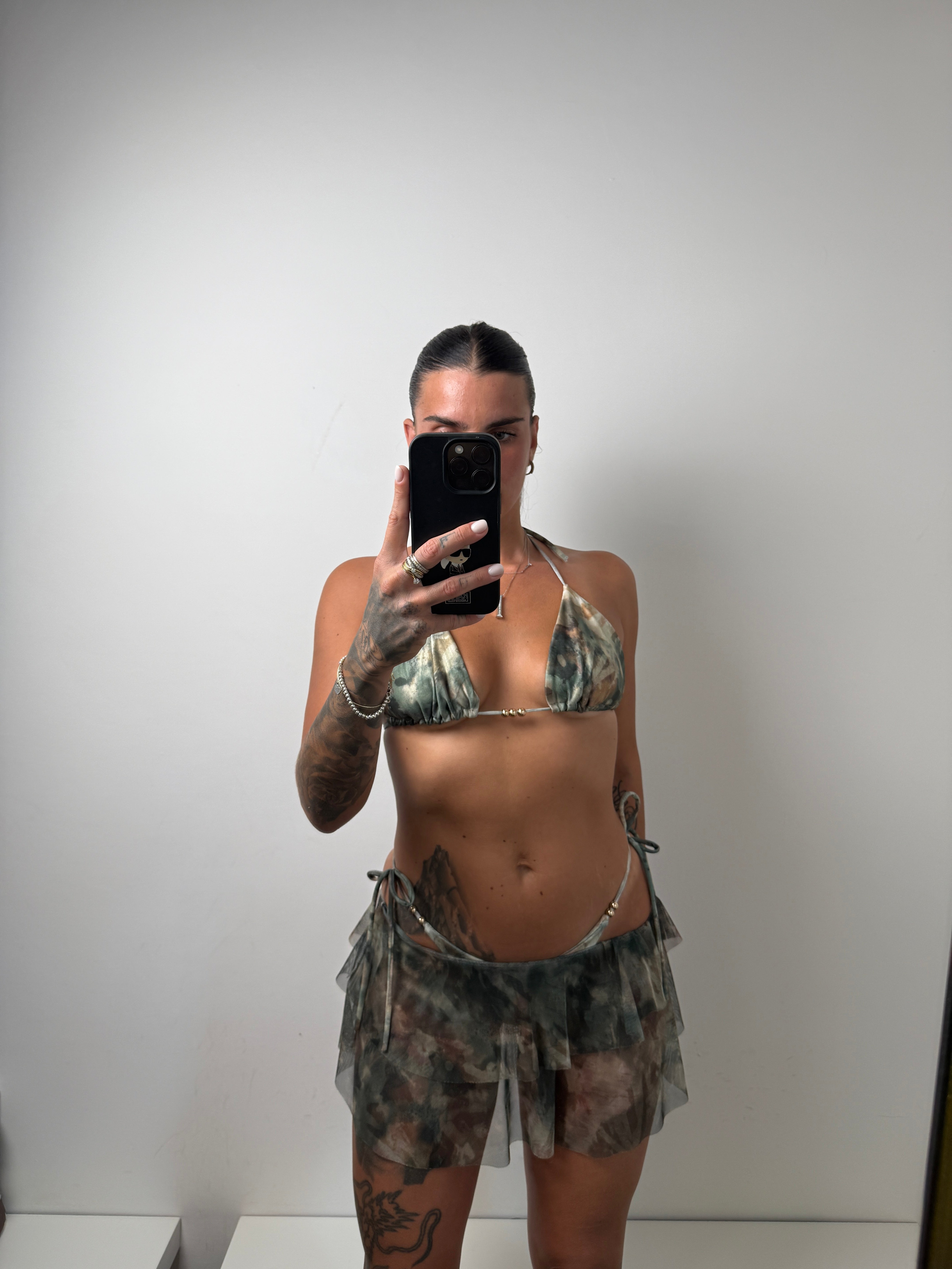 Coordinato bikini verde