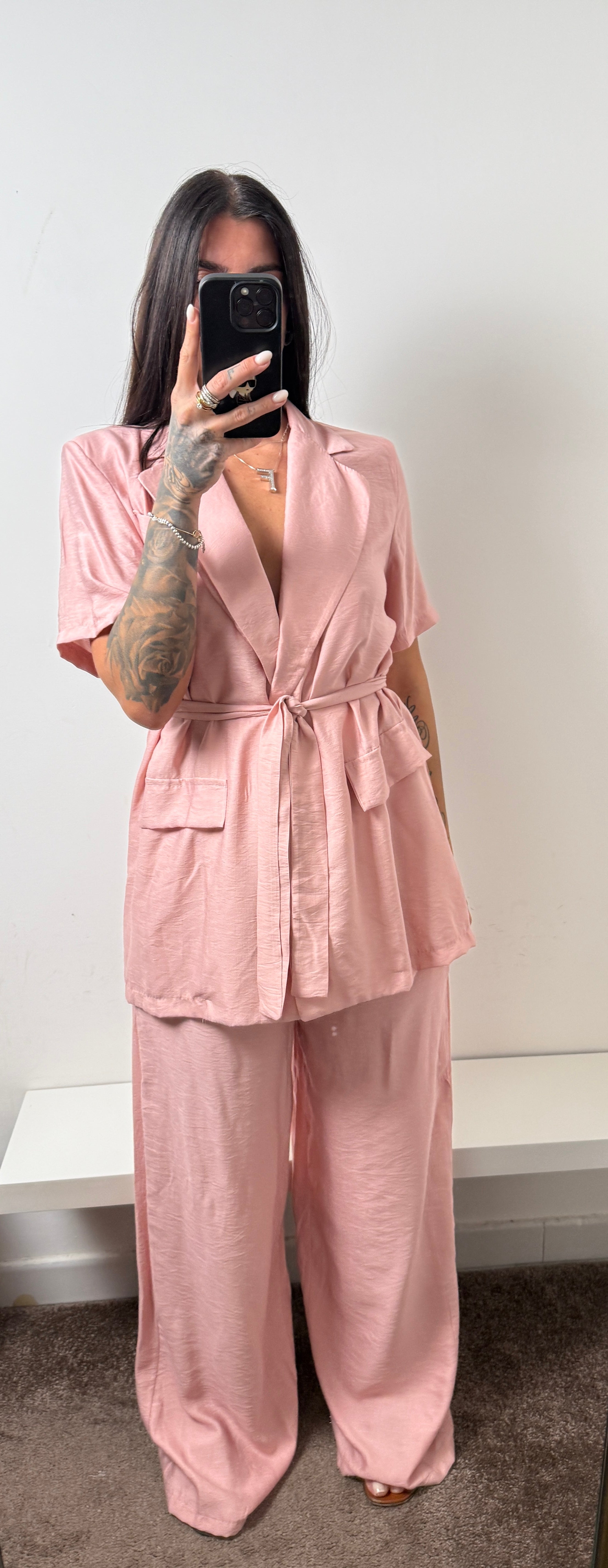 Tailleur rosa