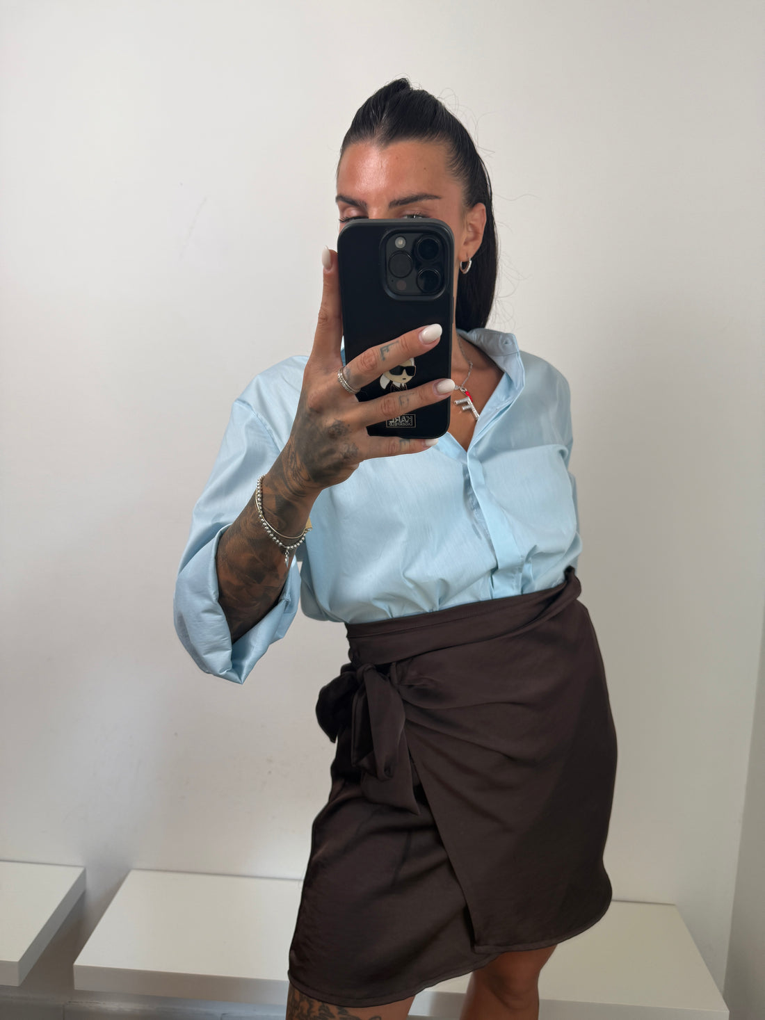 Camicia celeste