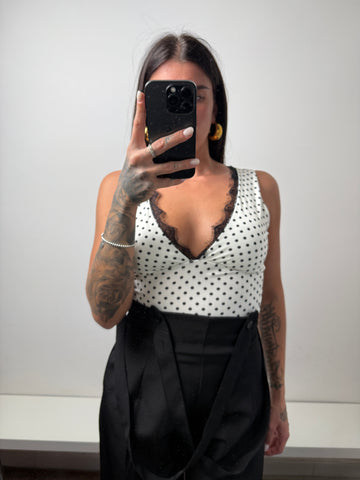 Top pois bianco