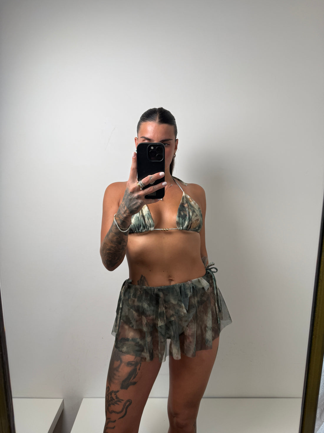 Coordinato bikini verde