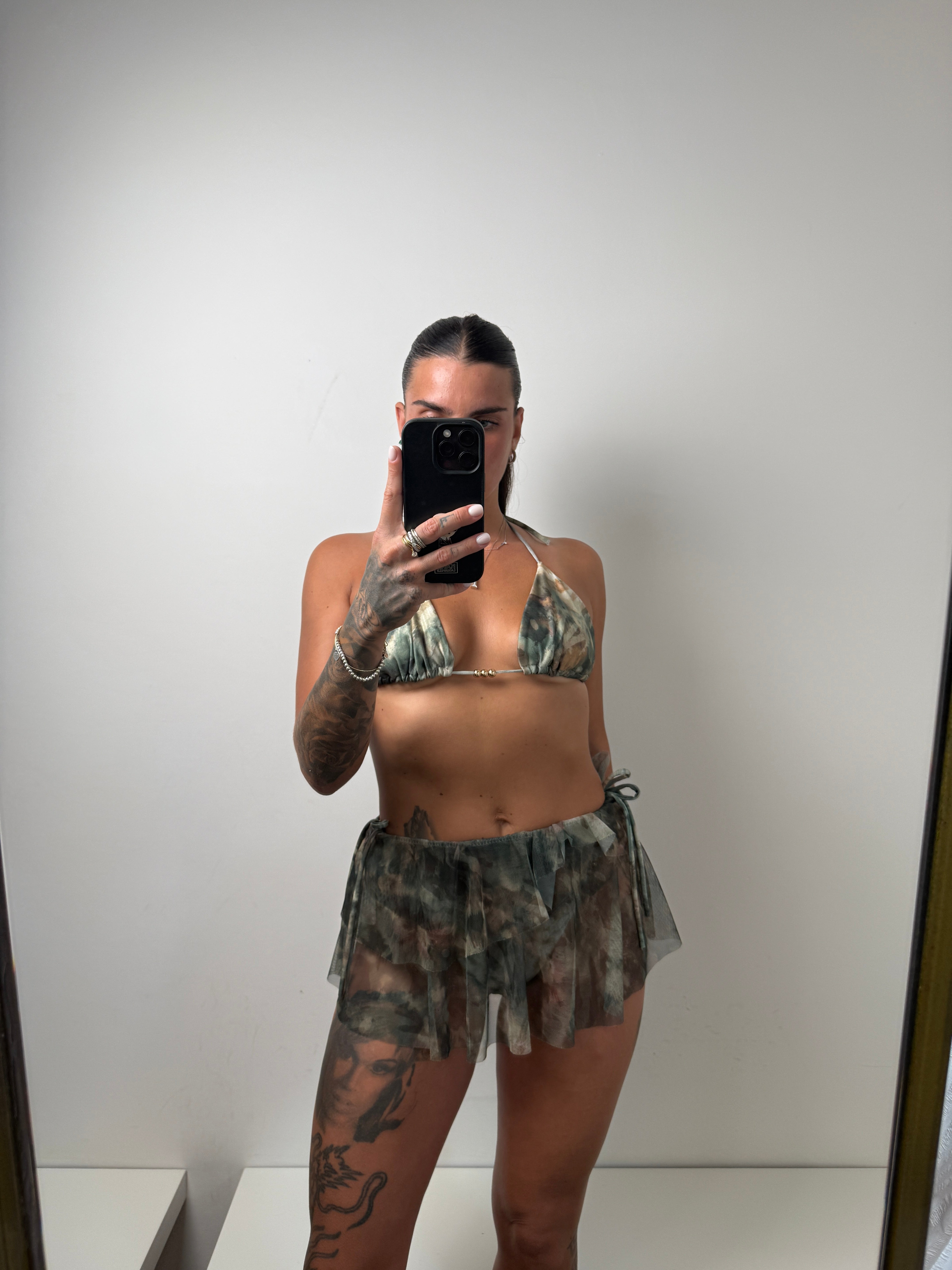 Coordinato bikini verde