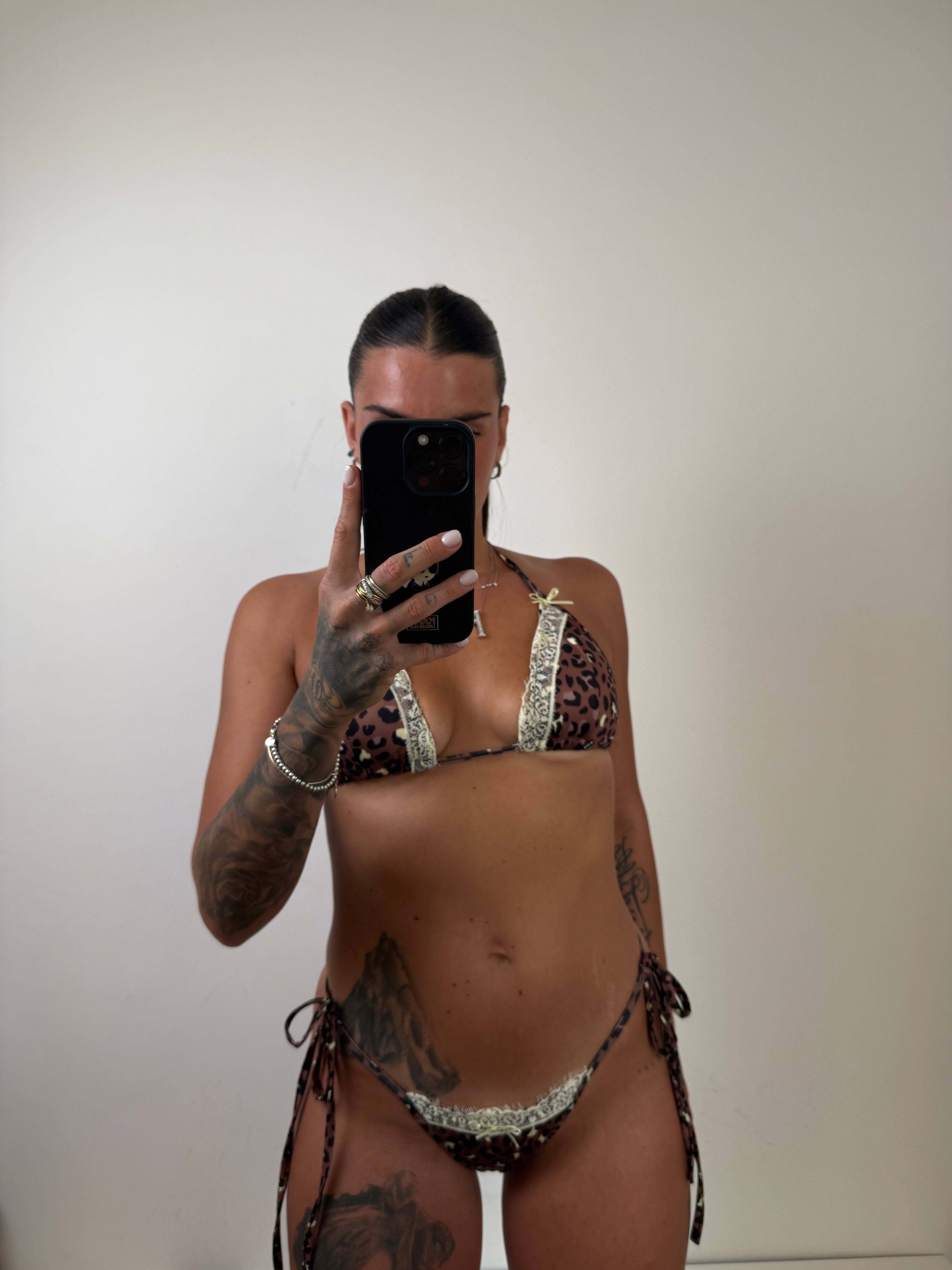 Bikini animalier giallo