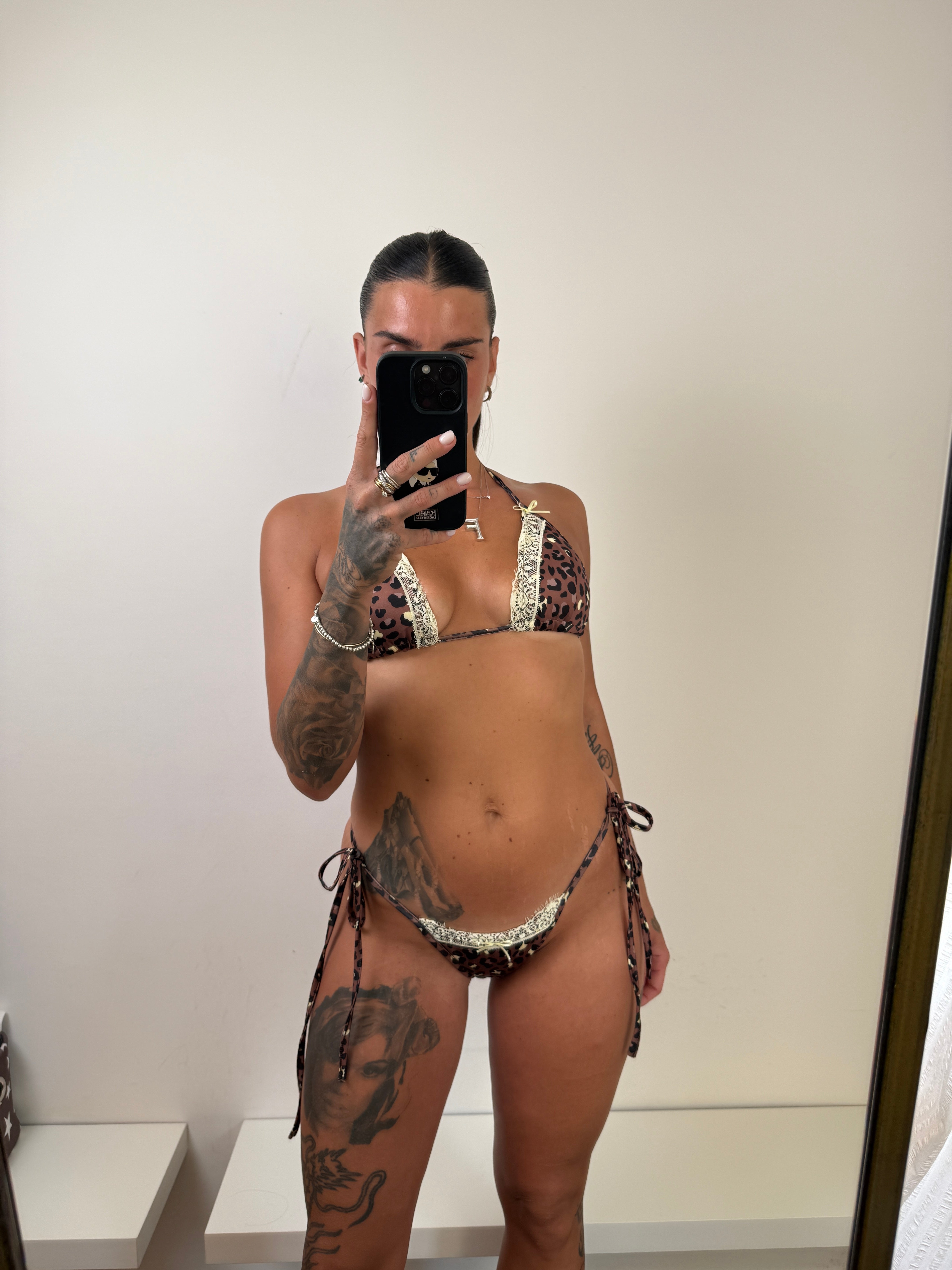 Bikini animalier giallo