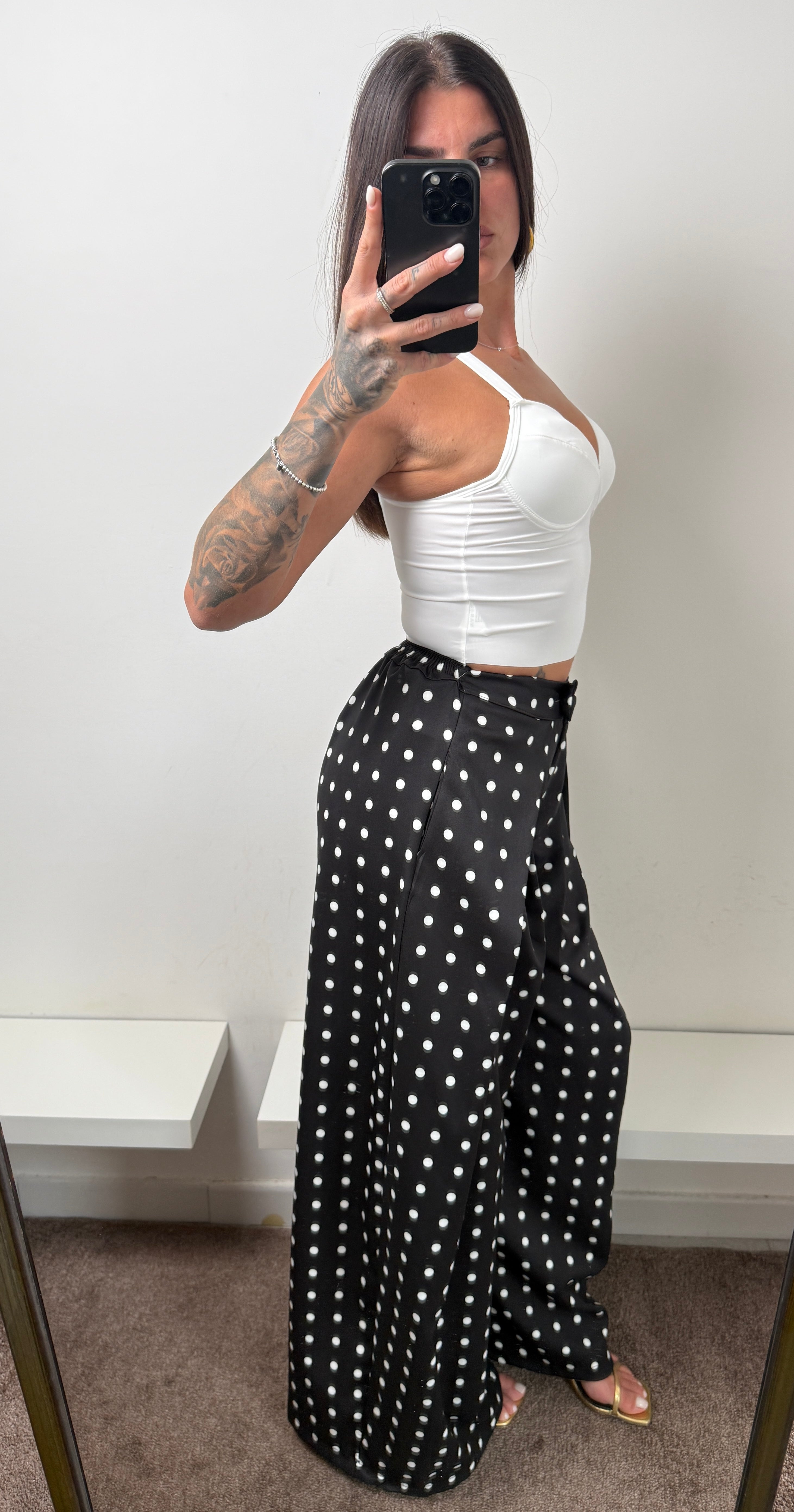 Pantalone pois nero
