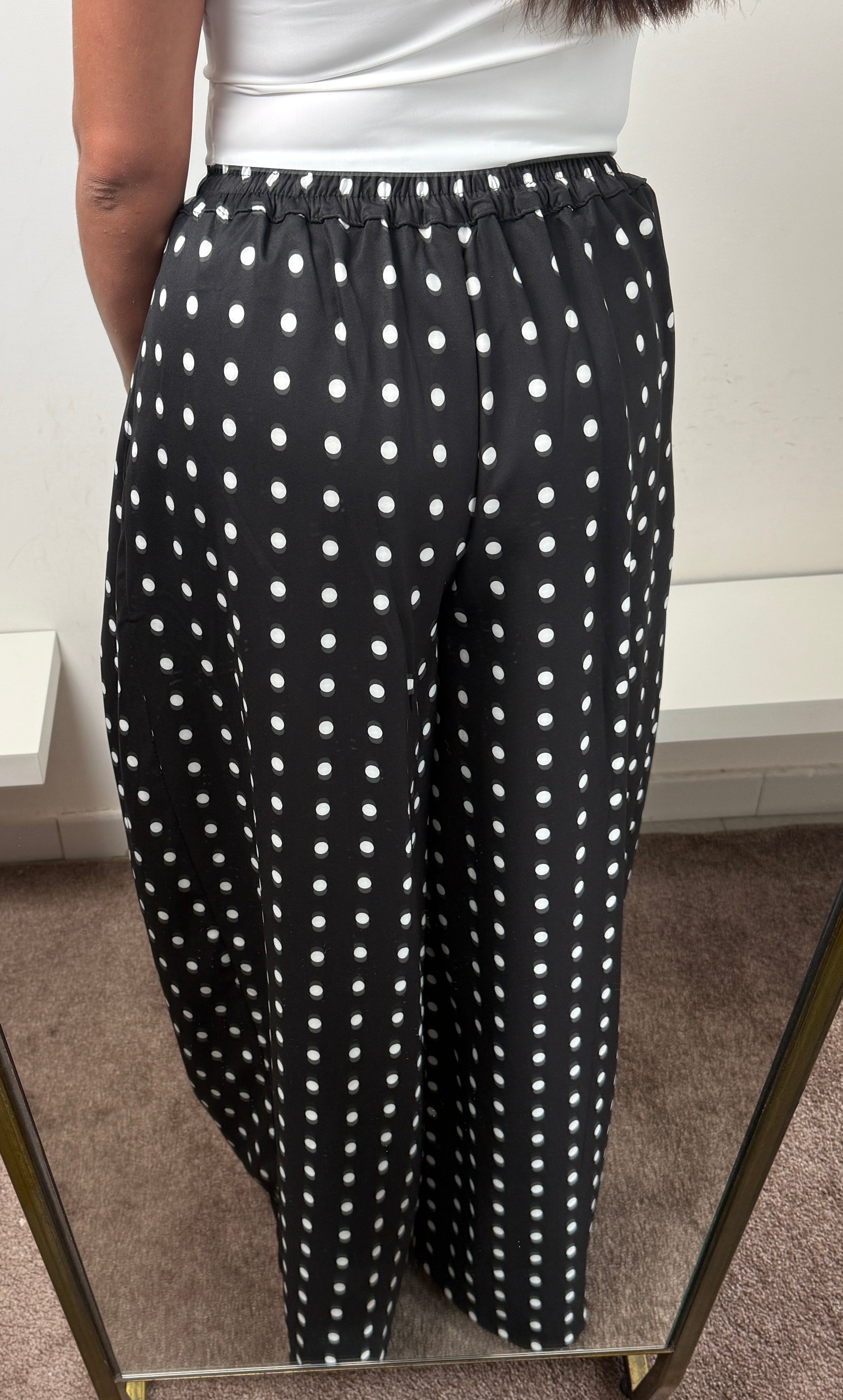 Pantalone pois nero