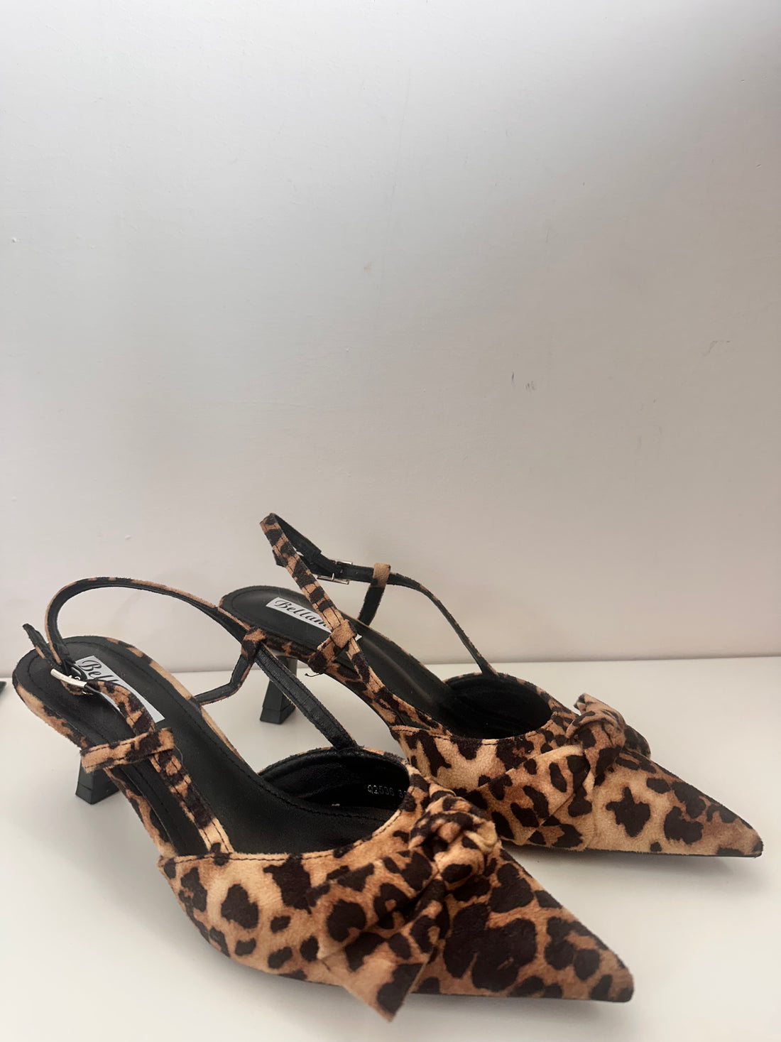 Slingback animalier