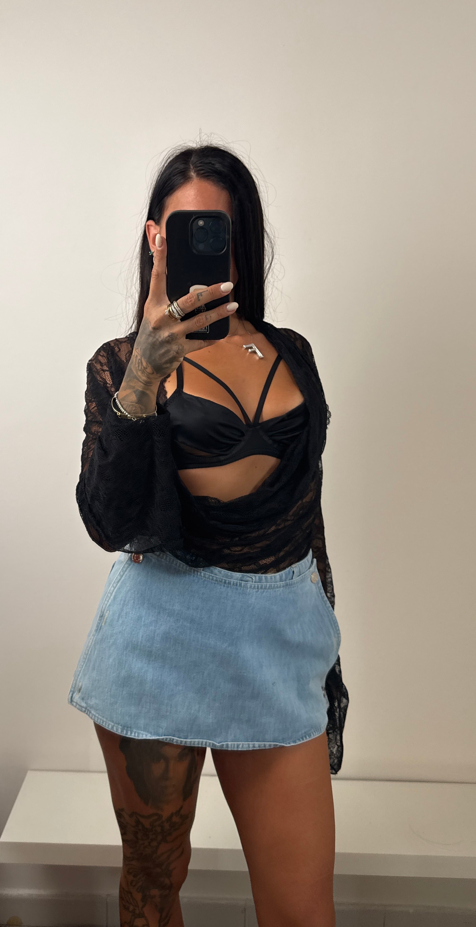 Bralette nera
