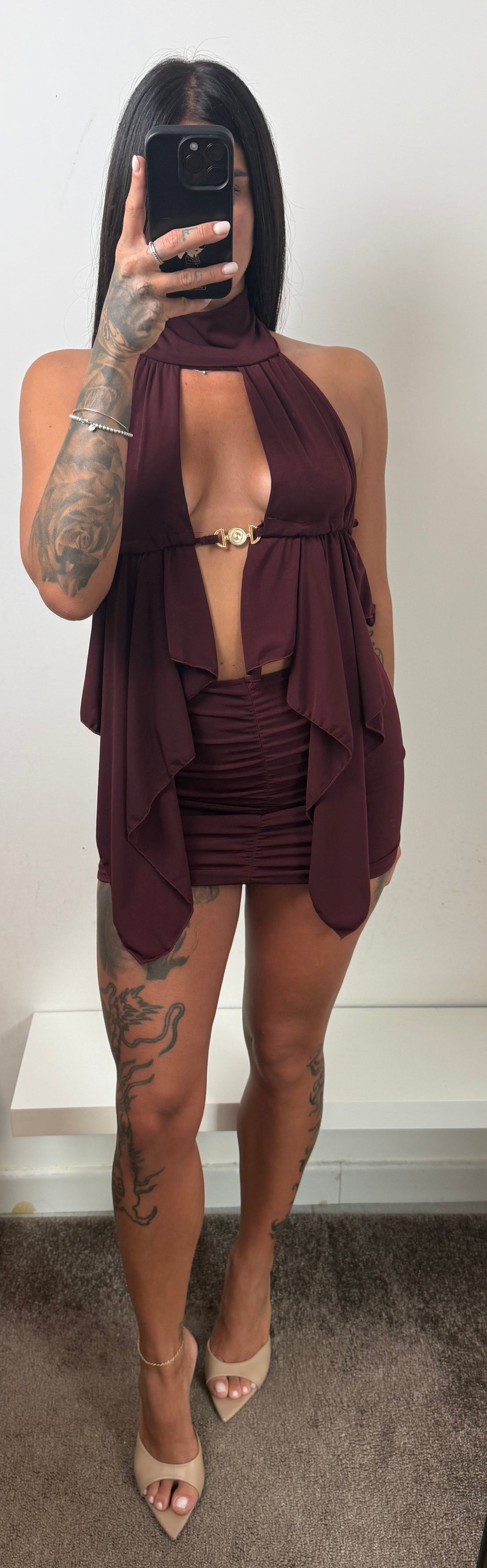 Coordinato bordeaux