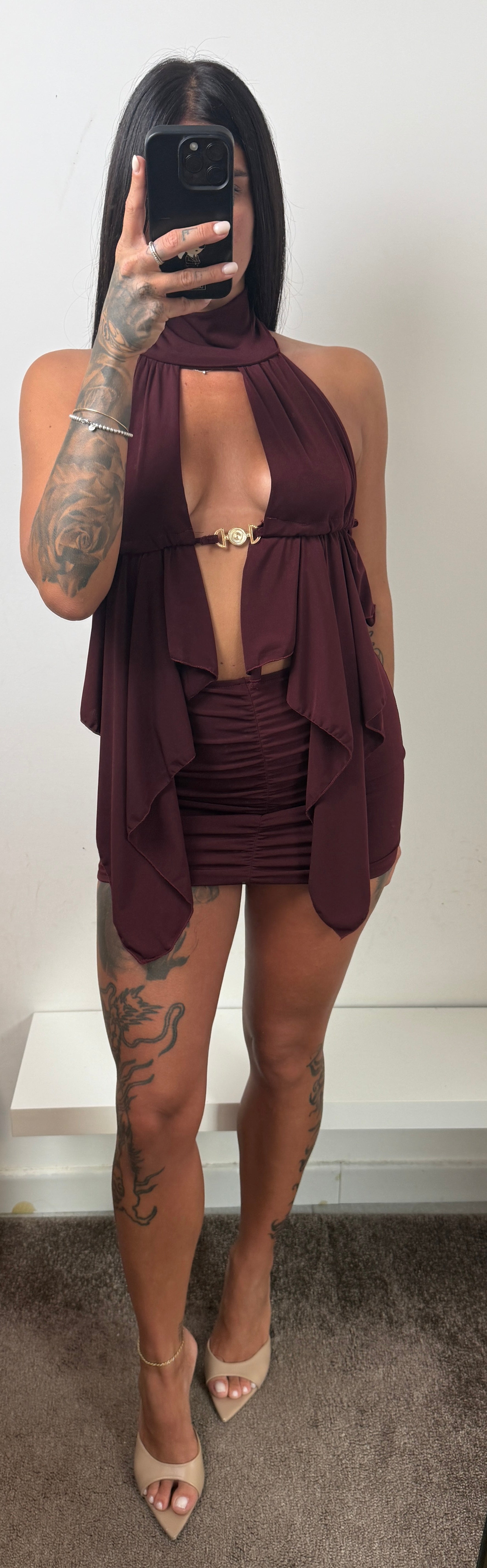 Coordinato bordeaux
