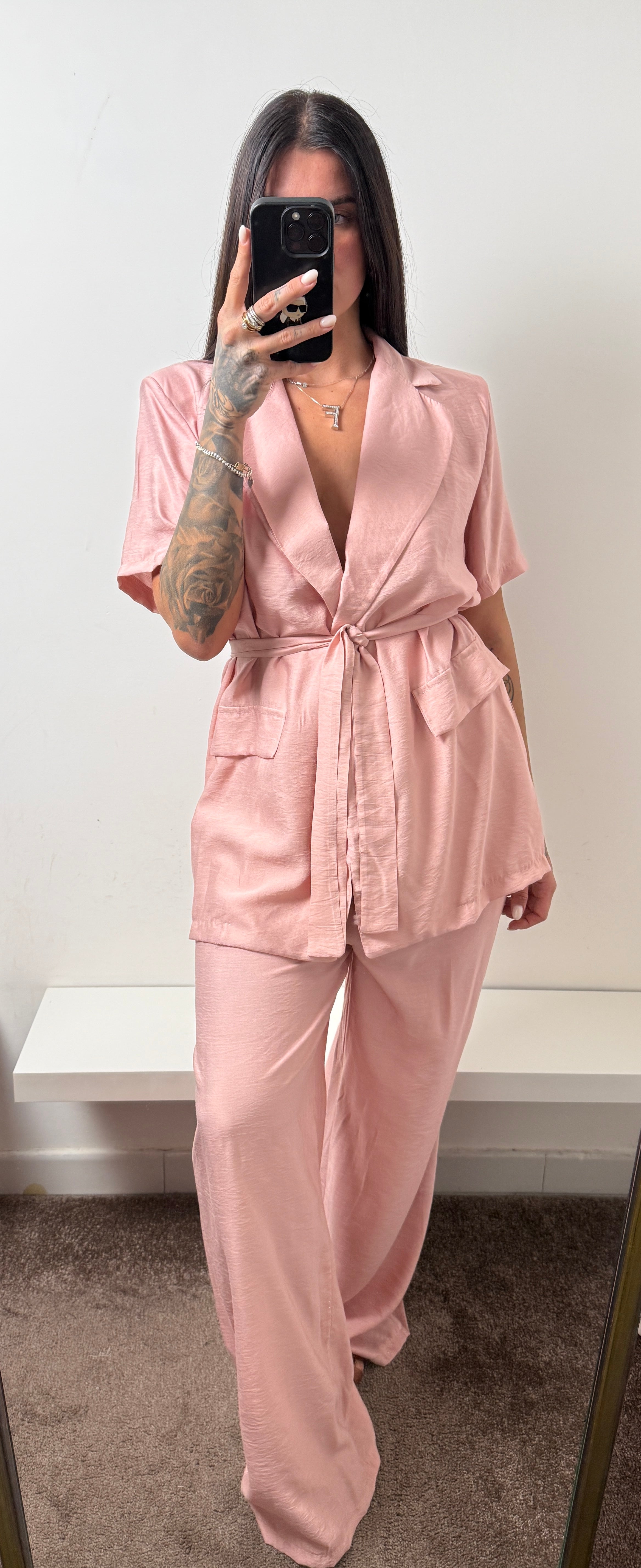 Tailleur rosa