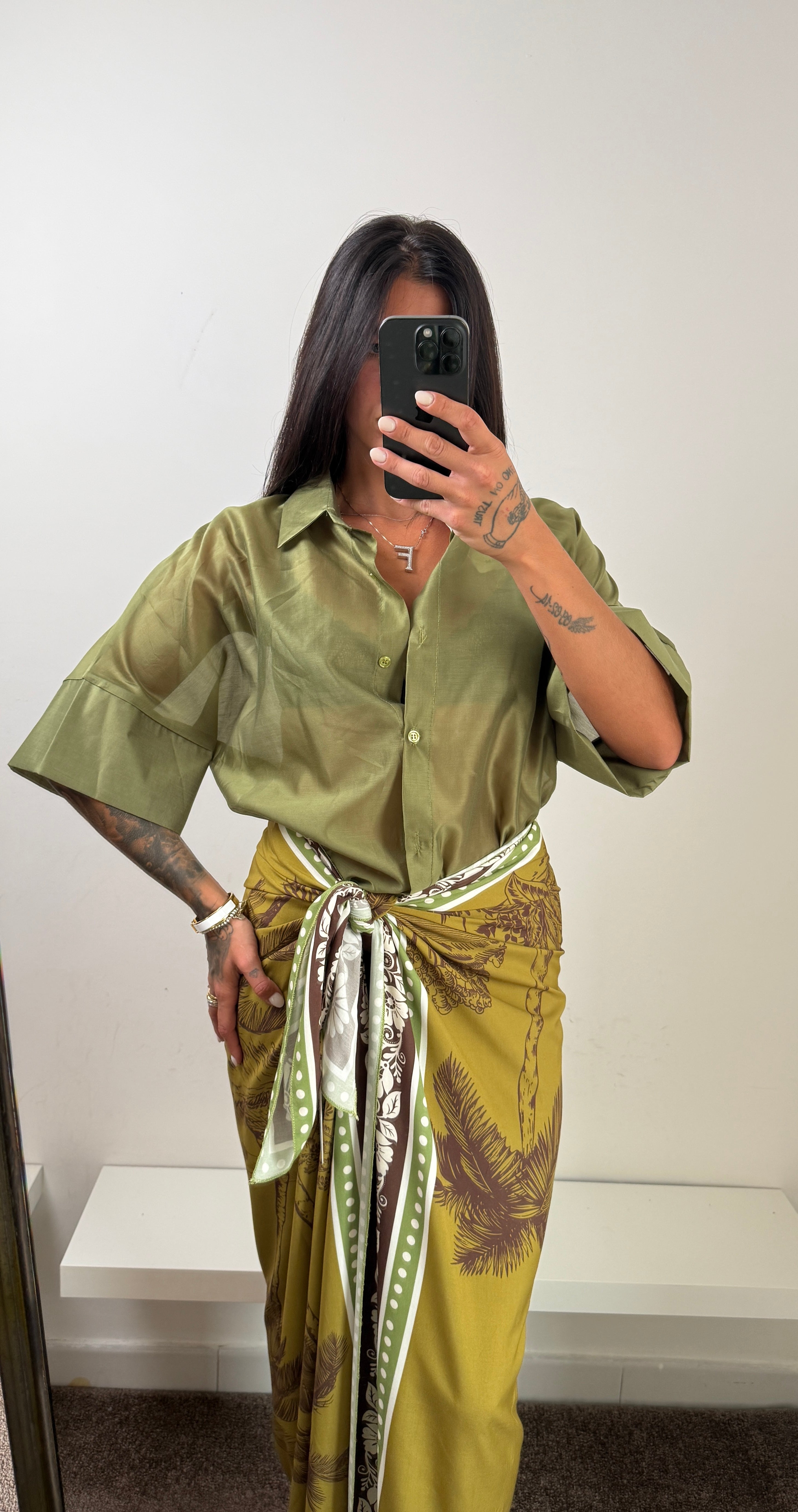 Camicia verde