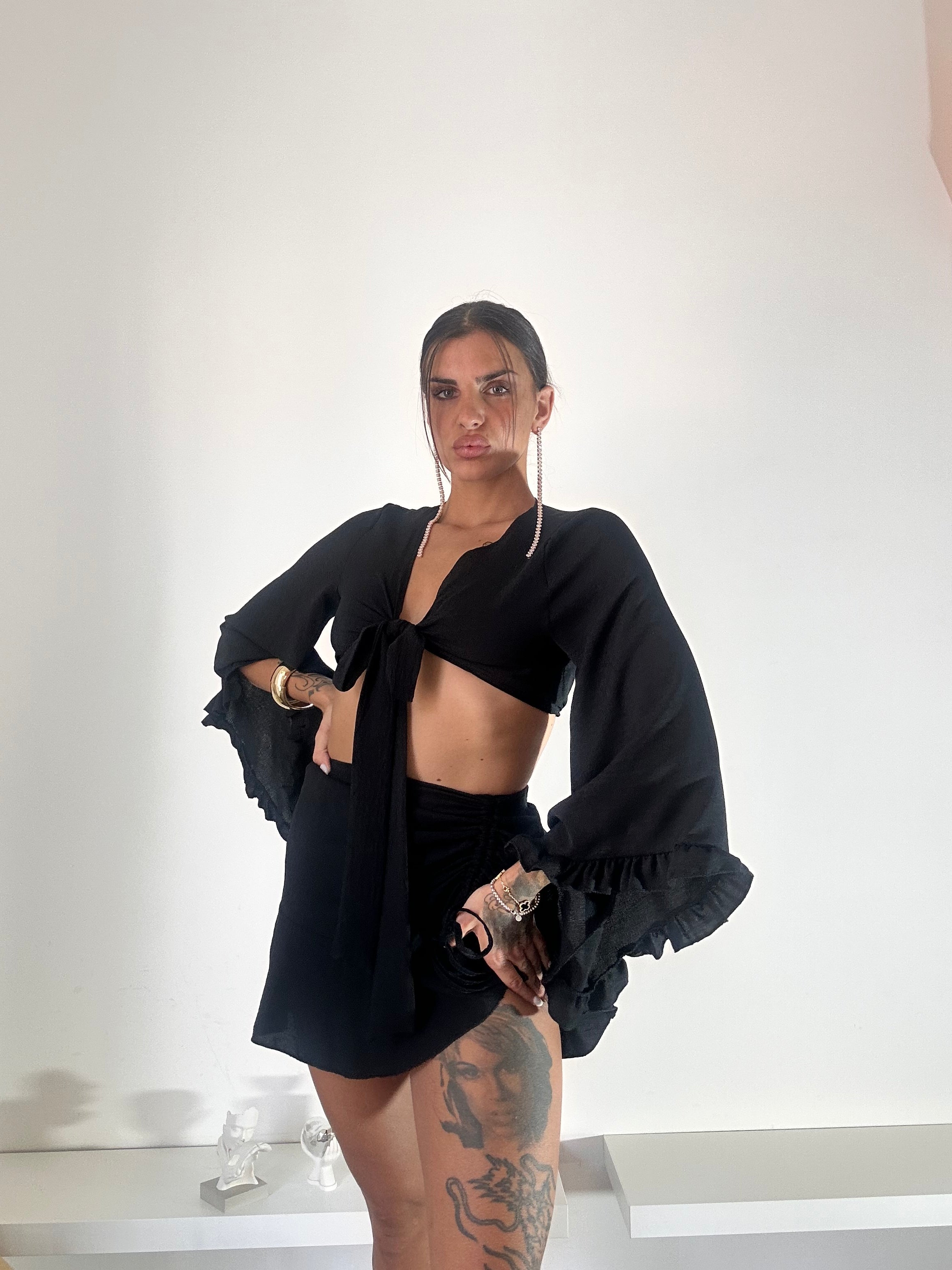 Top con manica larga