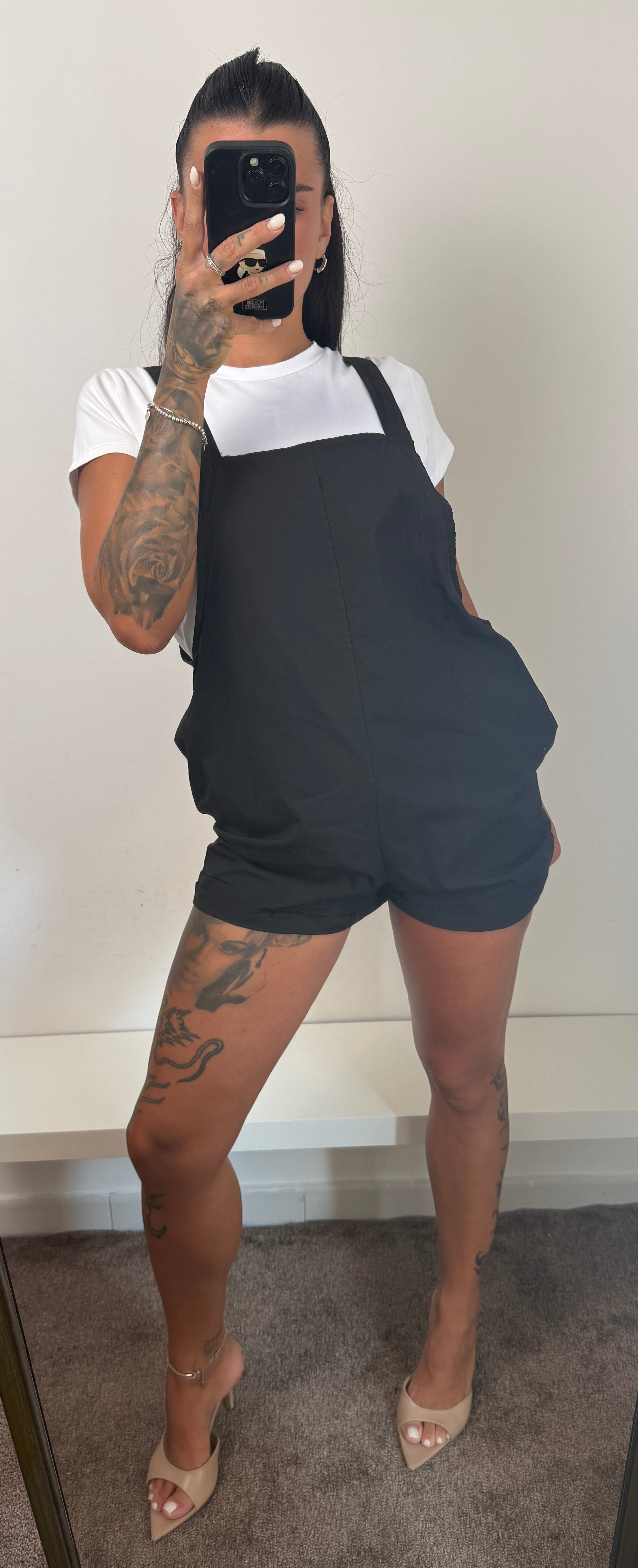 Jumpsuit con t shirt