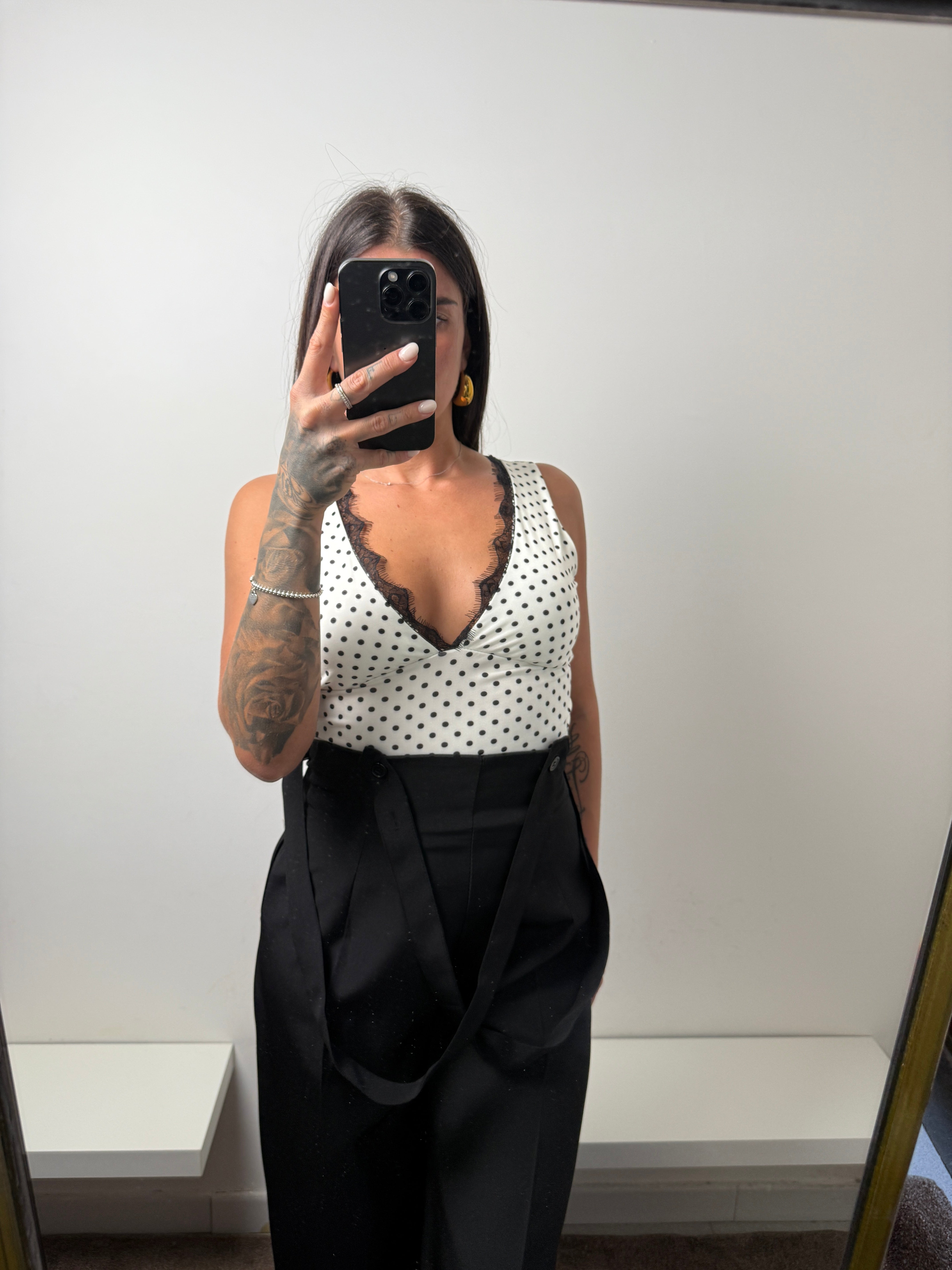 Top pois bianco