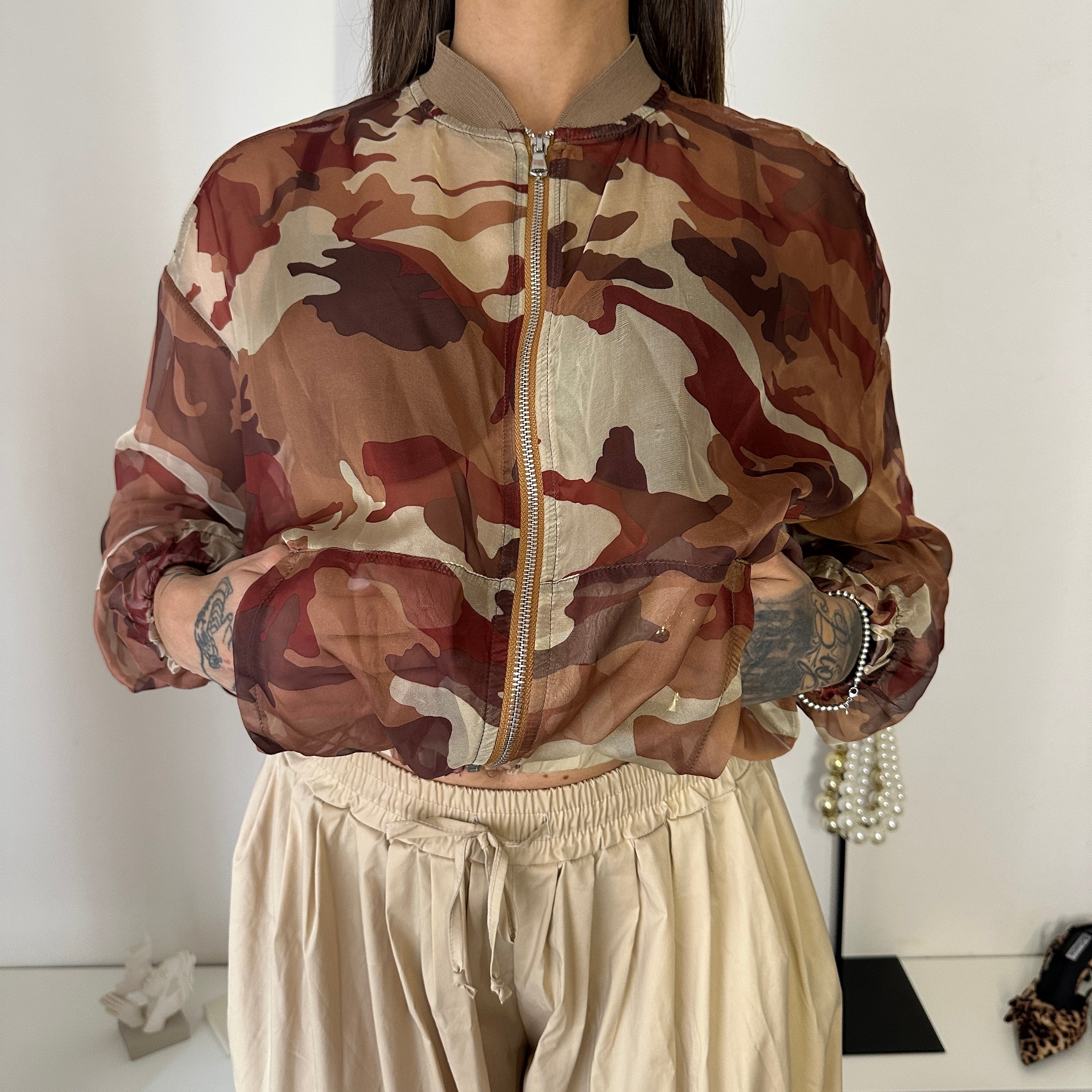 Bomber trasparenze Lumina