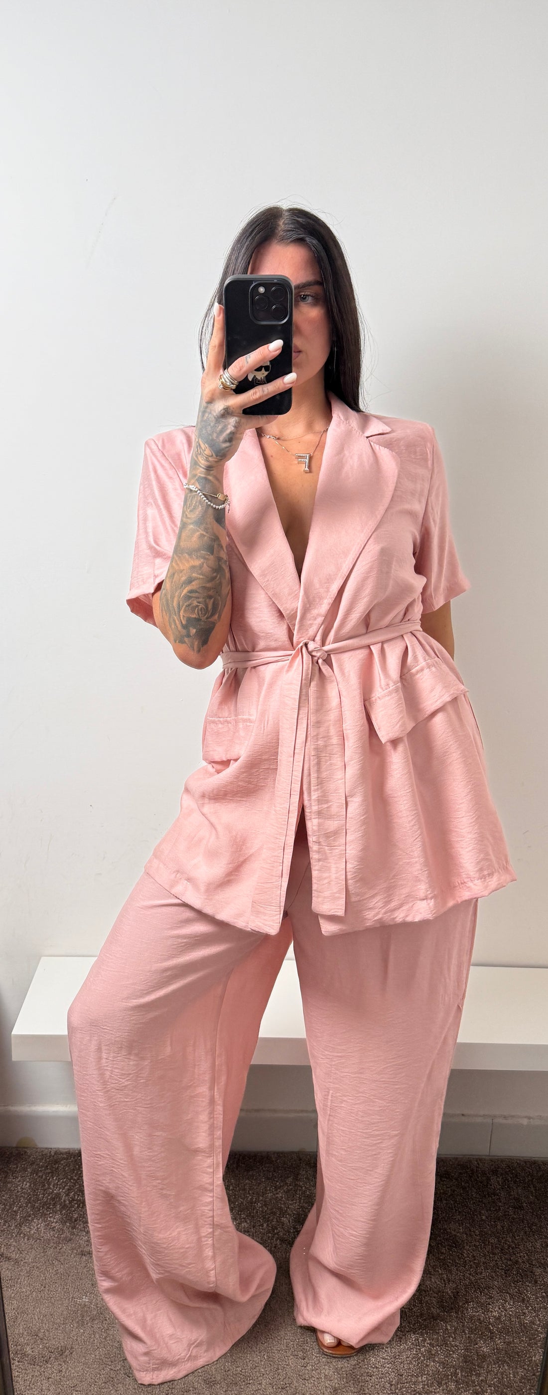 Tailleur rosa