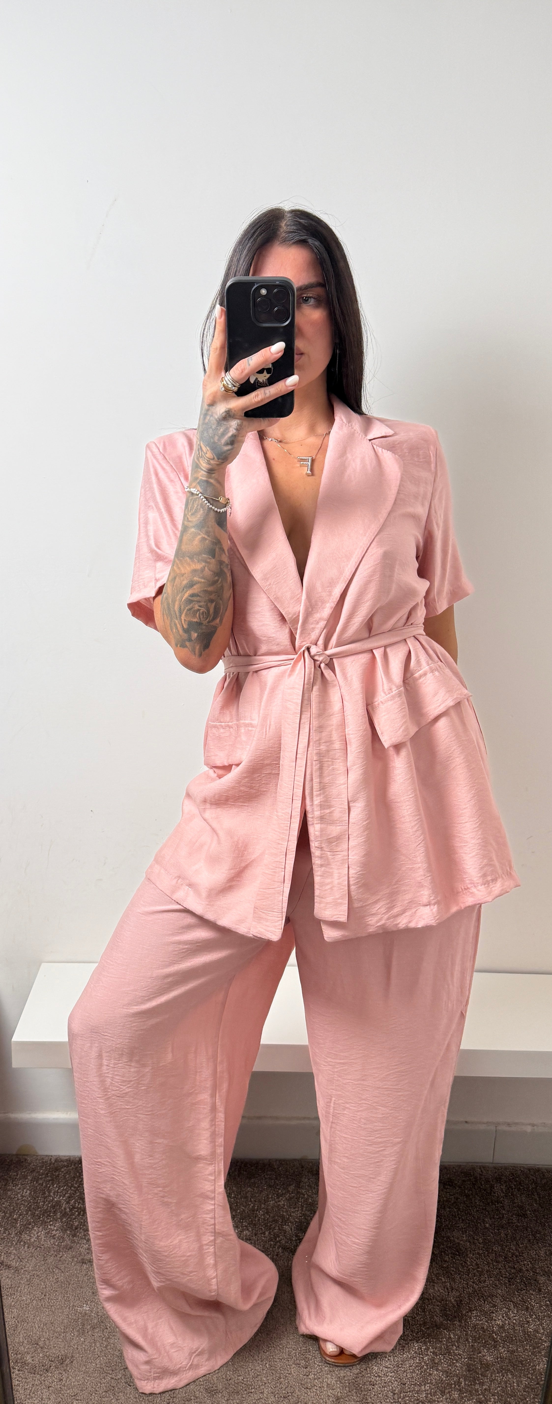 Tailleur rosa