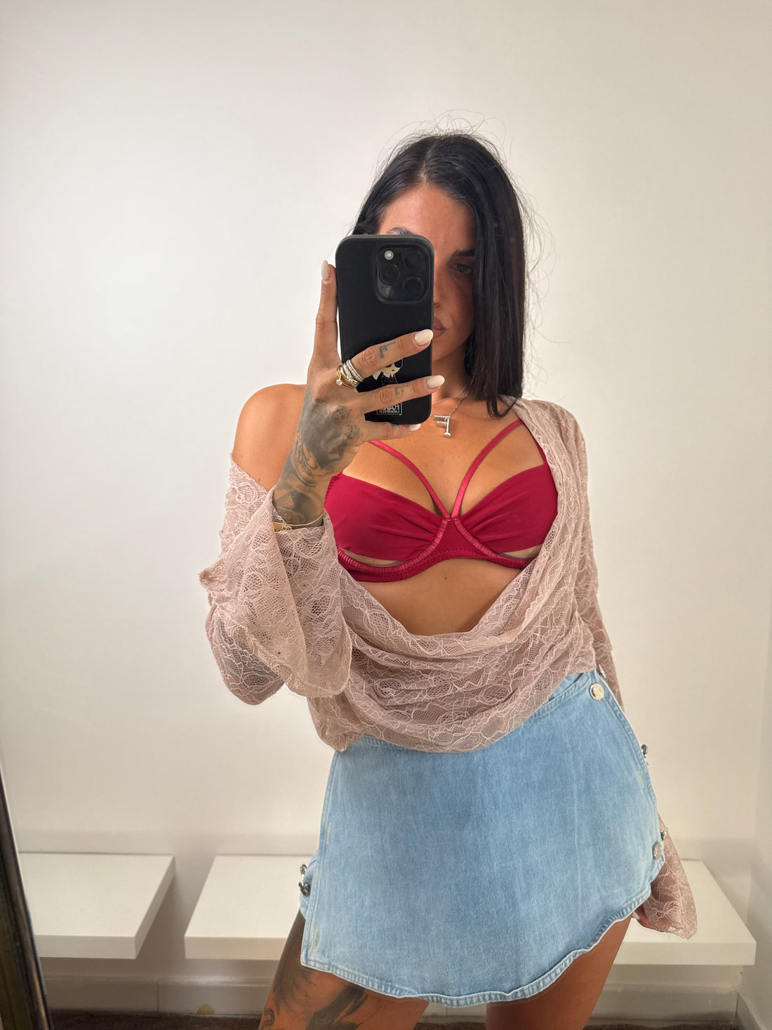 Bralette bordeaux
