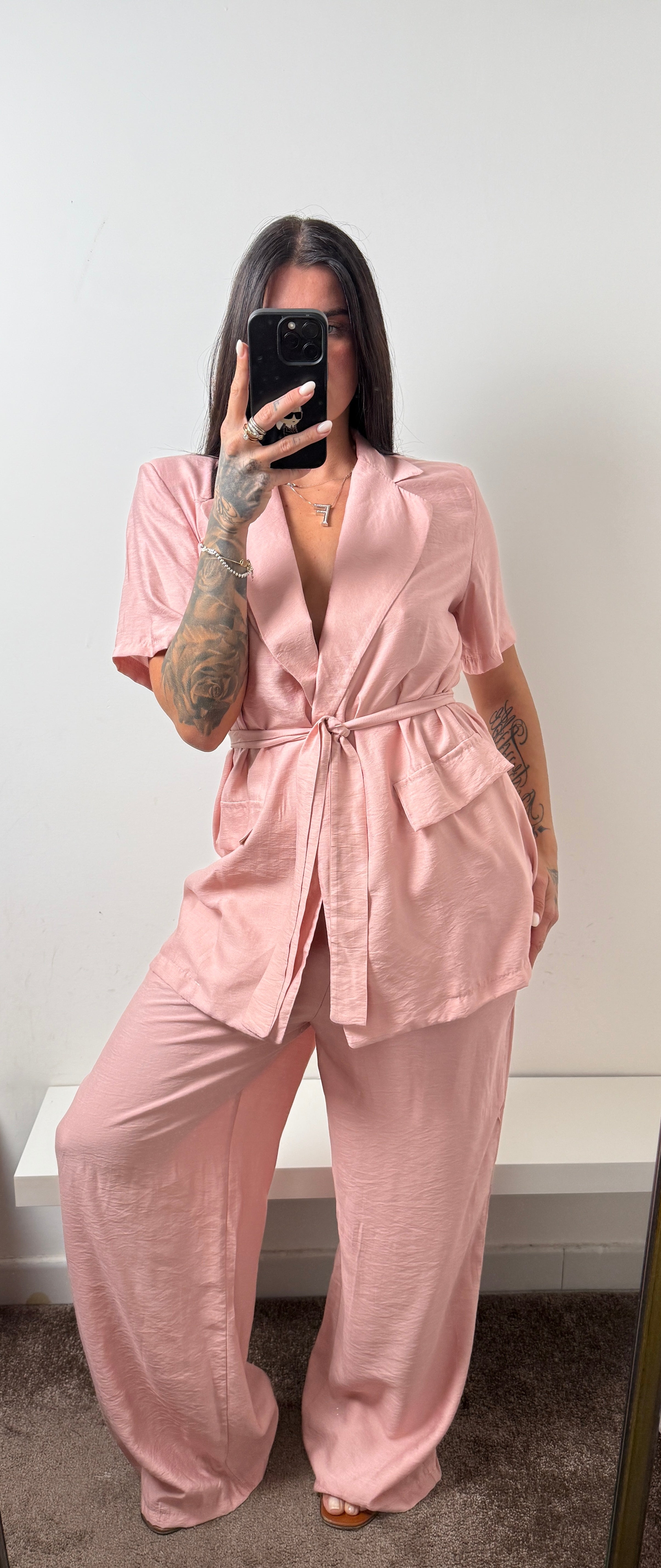Tailleur rosa