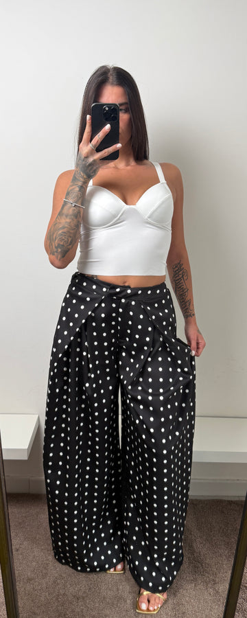 Pantalone pois nero