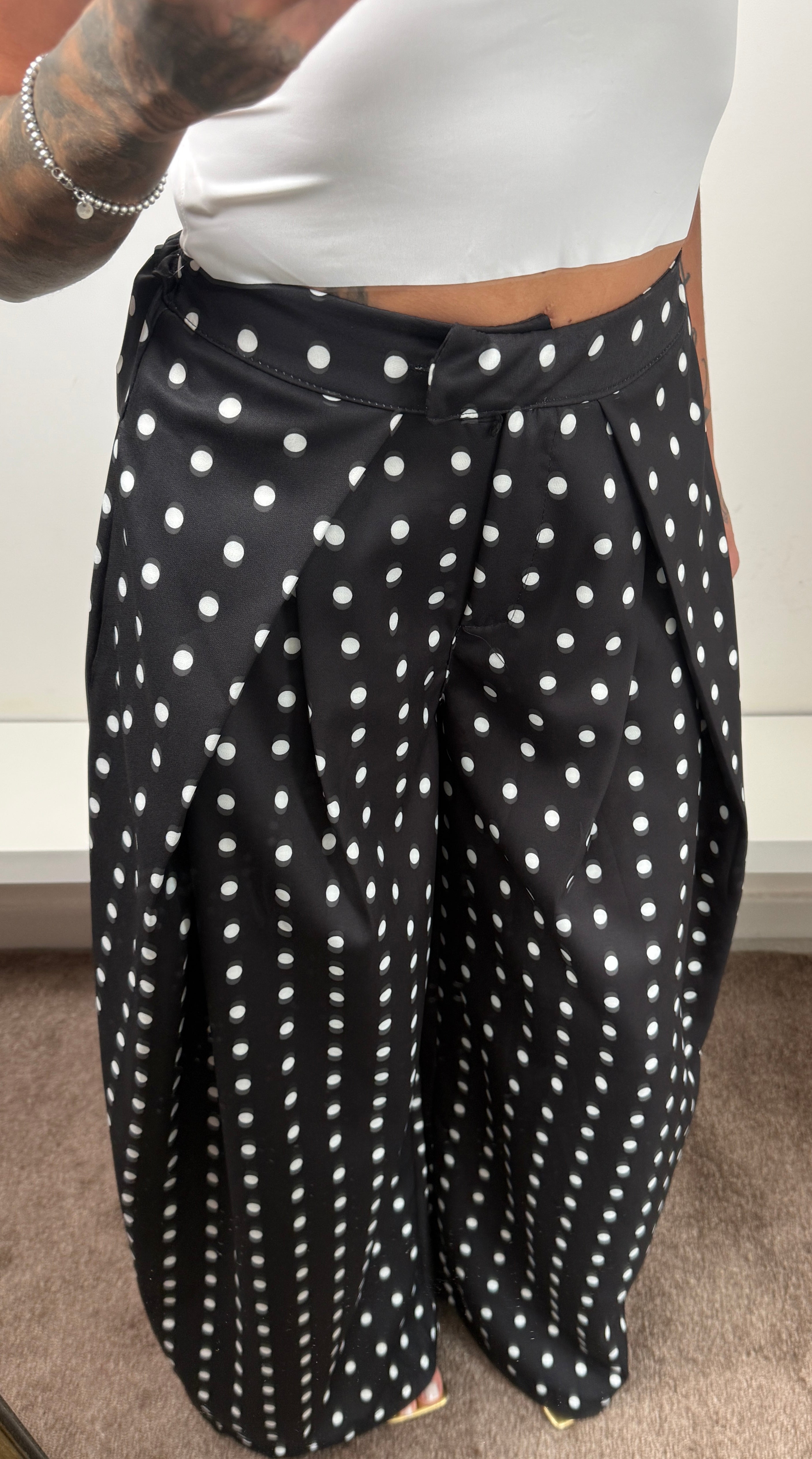 Pantalone pois nero