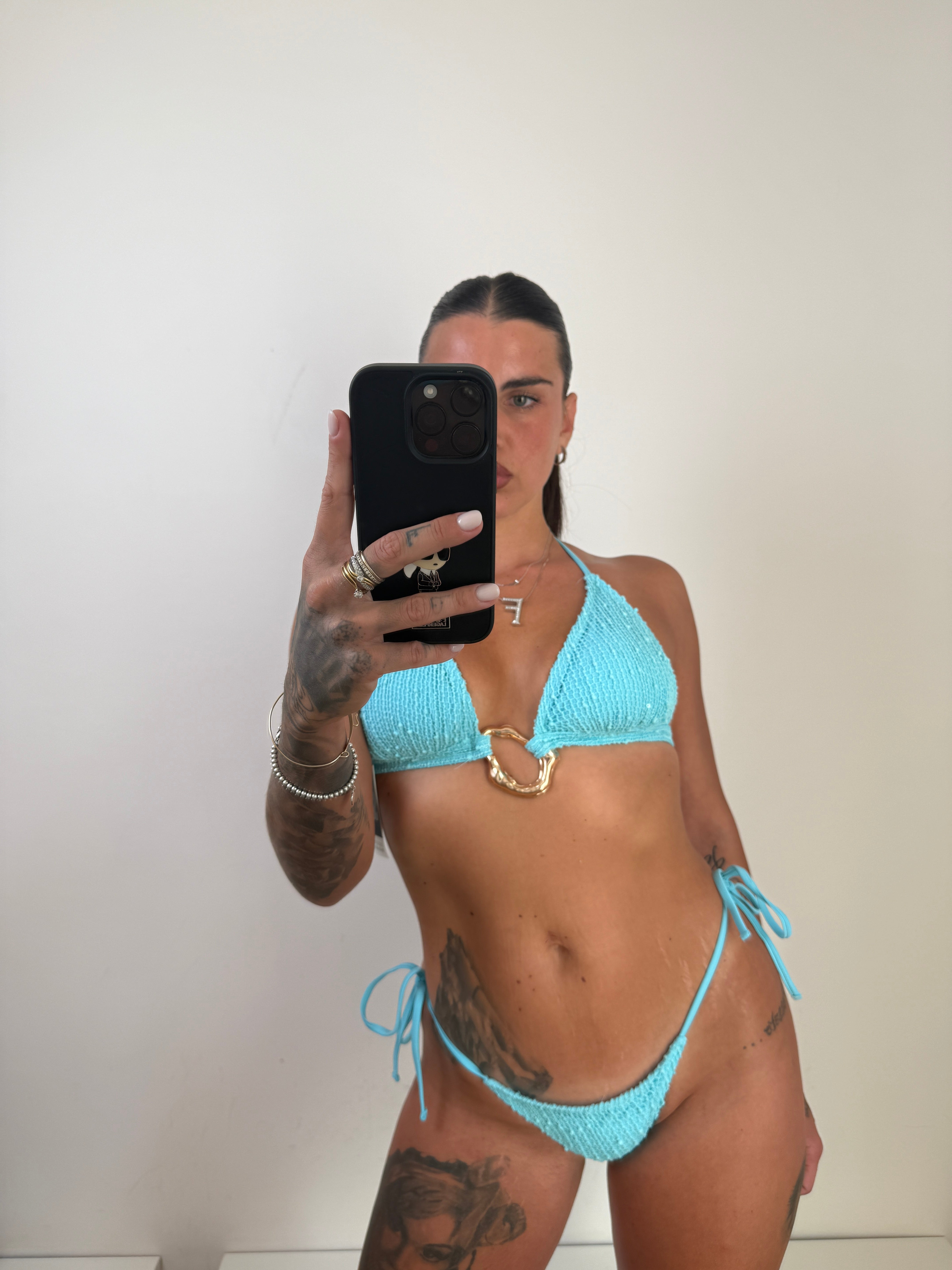 Coordinato bikini celeste