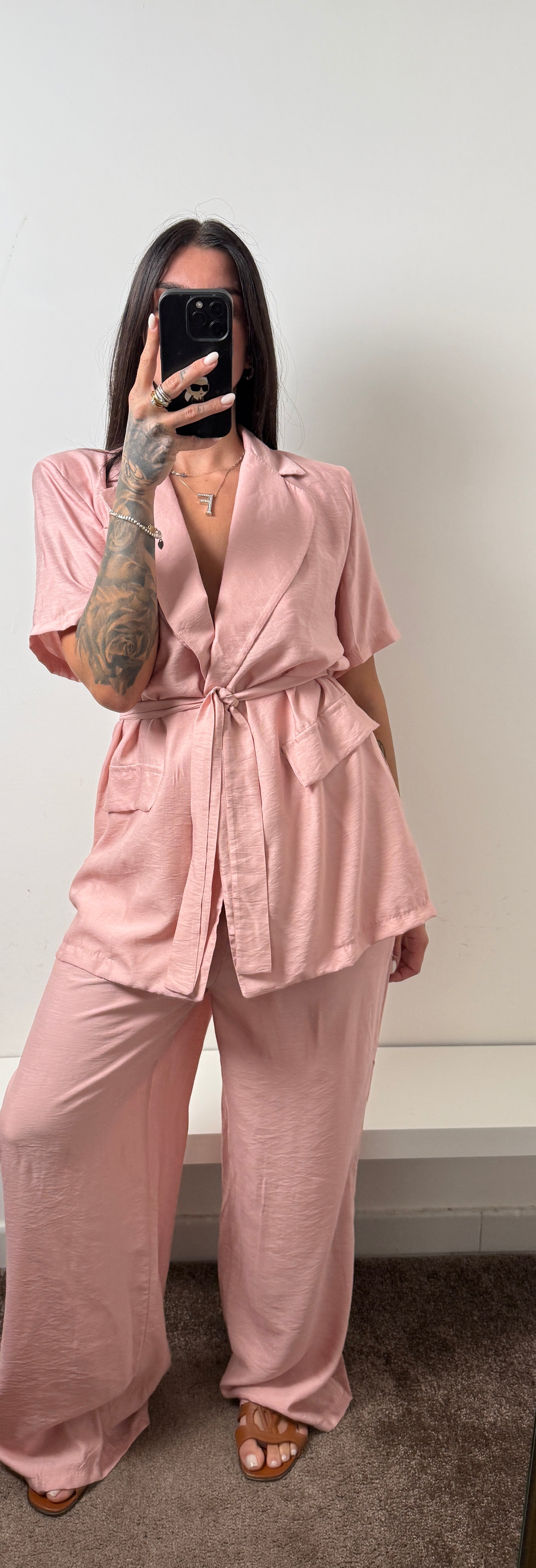 Tailleur rosa