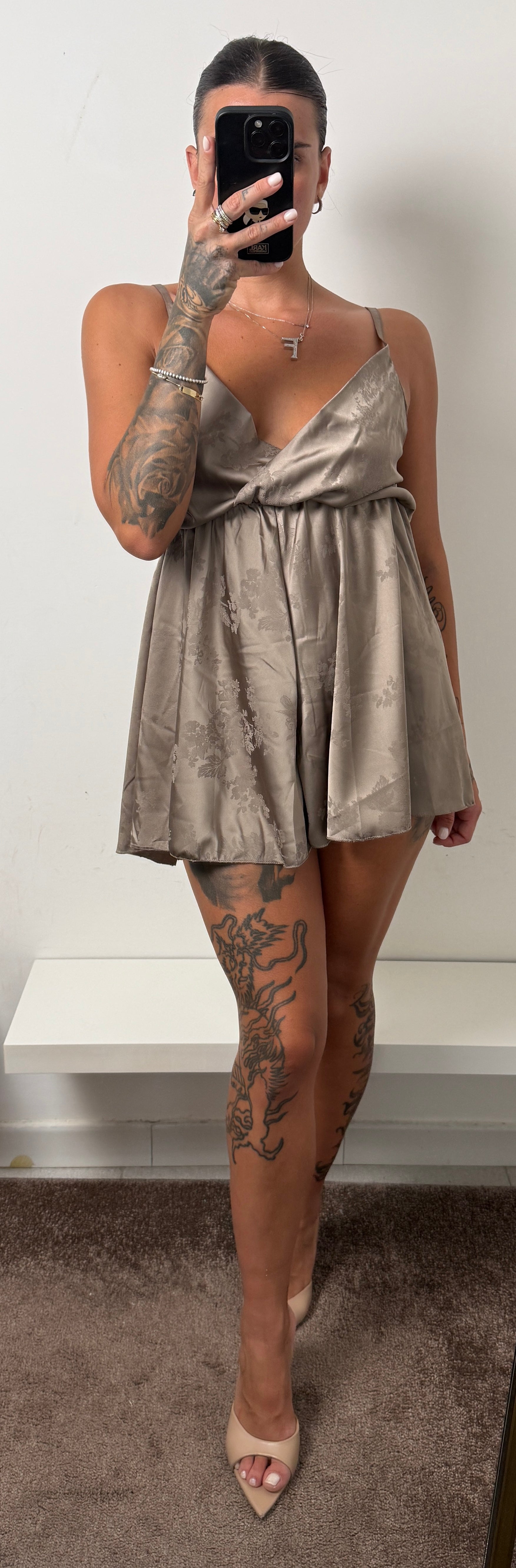 Jumpsuit beige