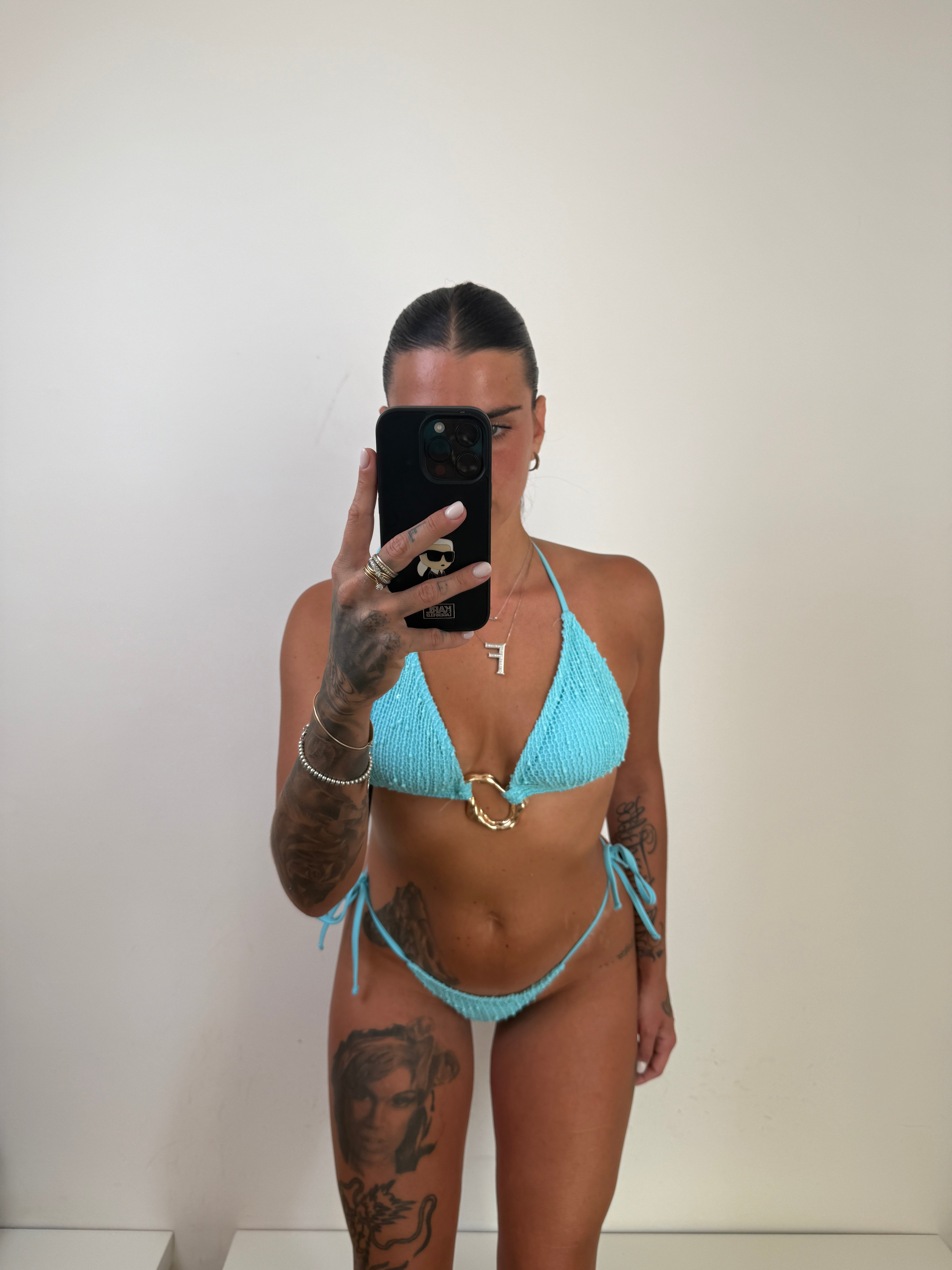Coordinato bikini celeste