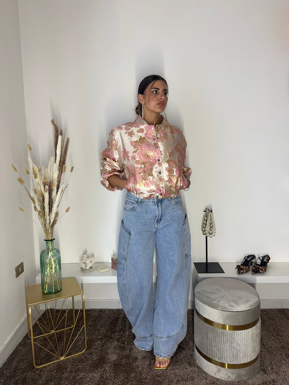 Bomber kimono rosa