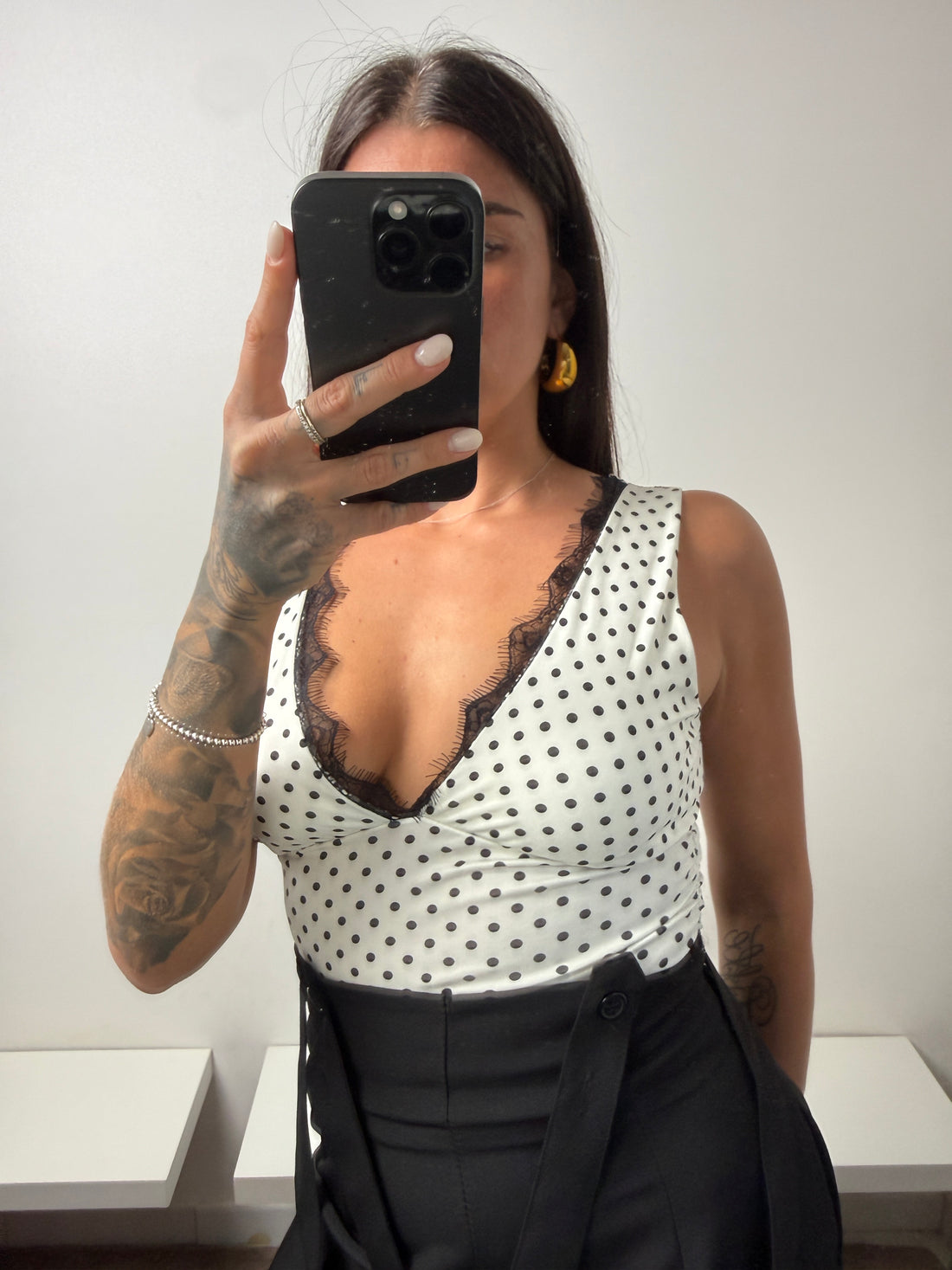 Top pois bianco