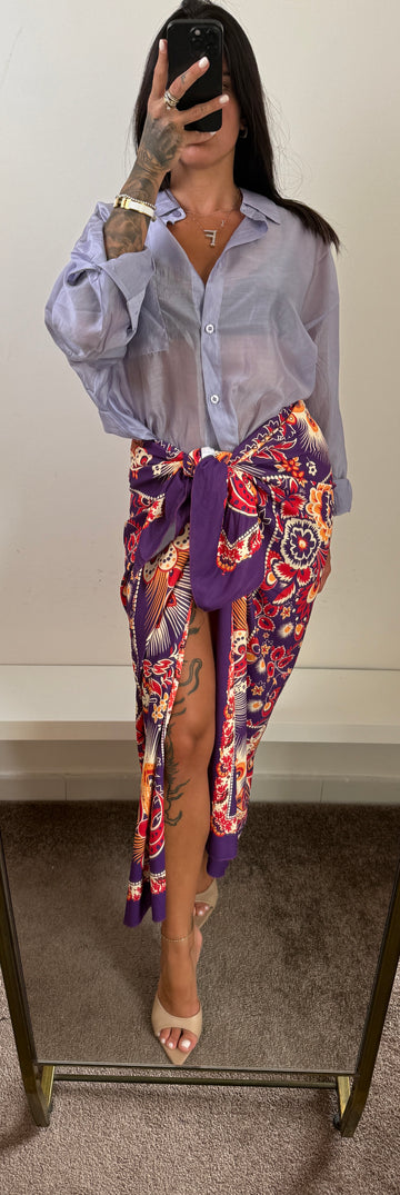 Camicia lilla