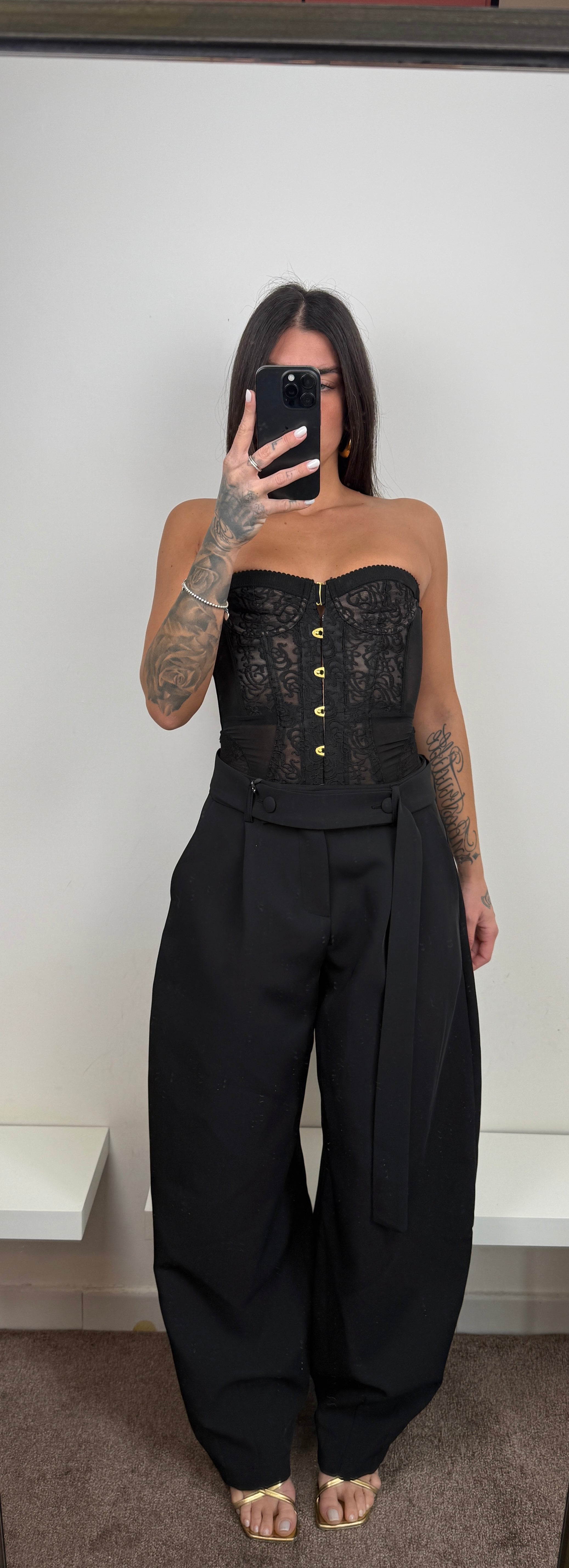 Pantalone nero lumina