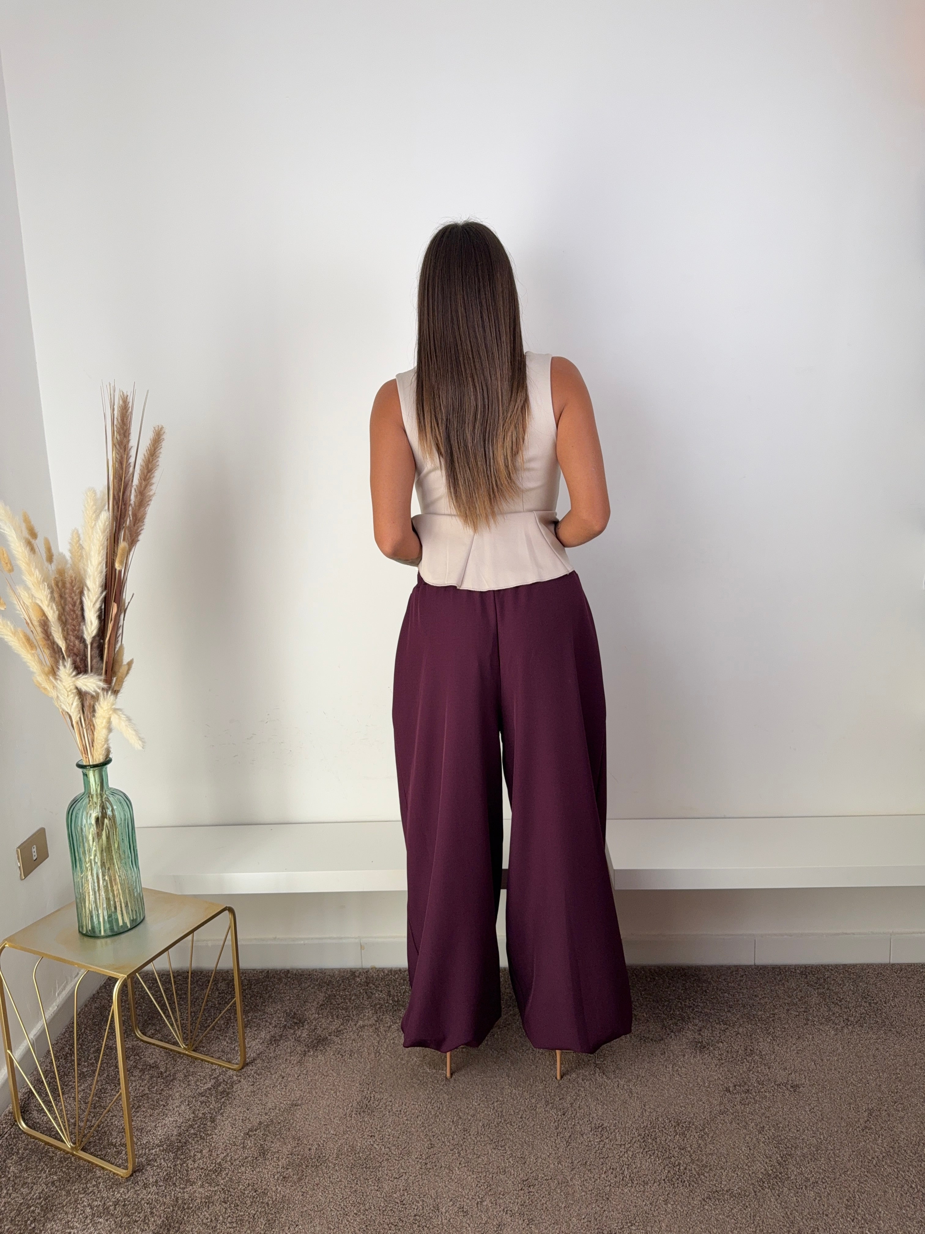 Pantalone bordeaux
